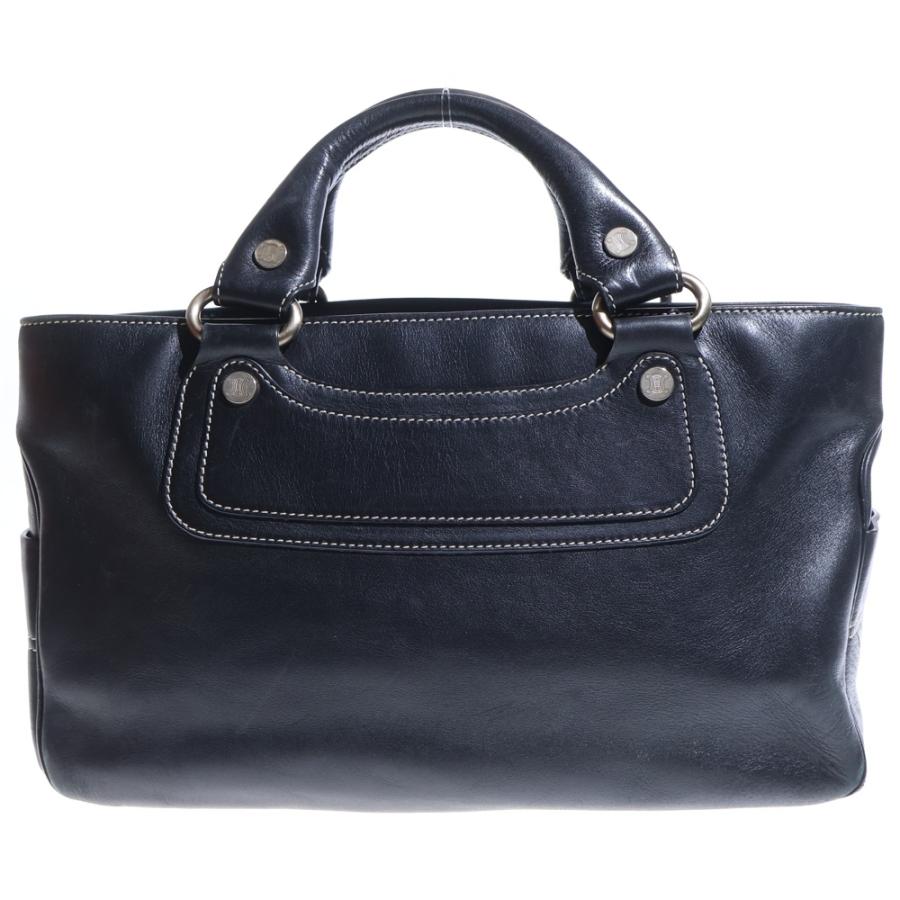 CELINE（セリーヌ） マカダム ブギーバッグ ブラック レザー 