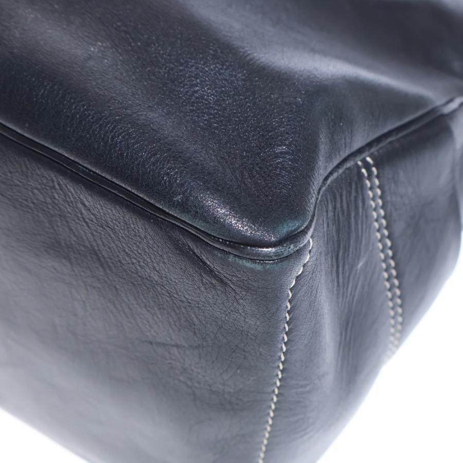 CELINE（セリーヌ） マカダム ブギーバッグ ブラック レザー