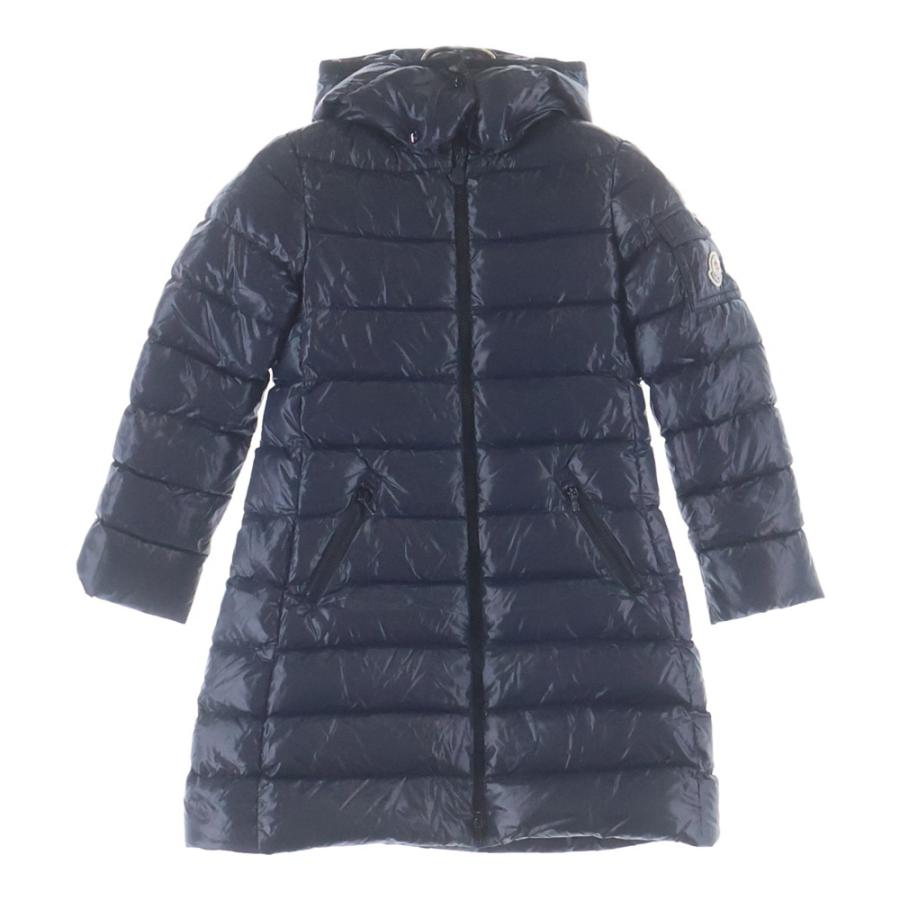 MONCLER モンクレール 18AW MOKA モカ フーデッド ジップアップ ダウン ロング ジャケット コート キッズ ネイビー D29544990005 MONCLER（モンクレール） 18AW MOKA モカ フーデッド ジップアップ