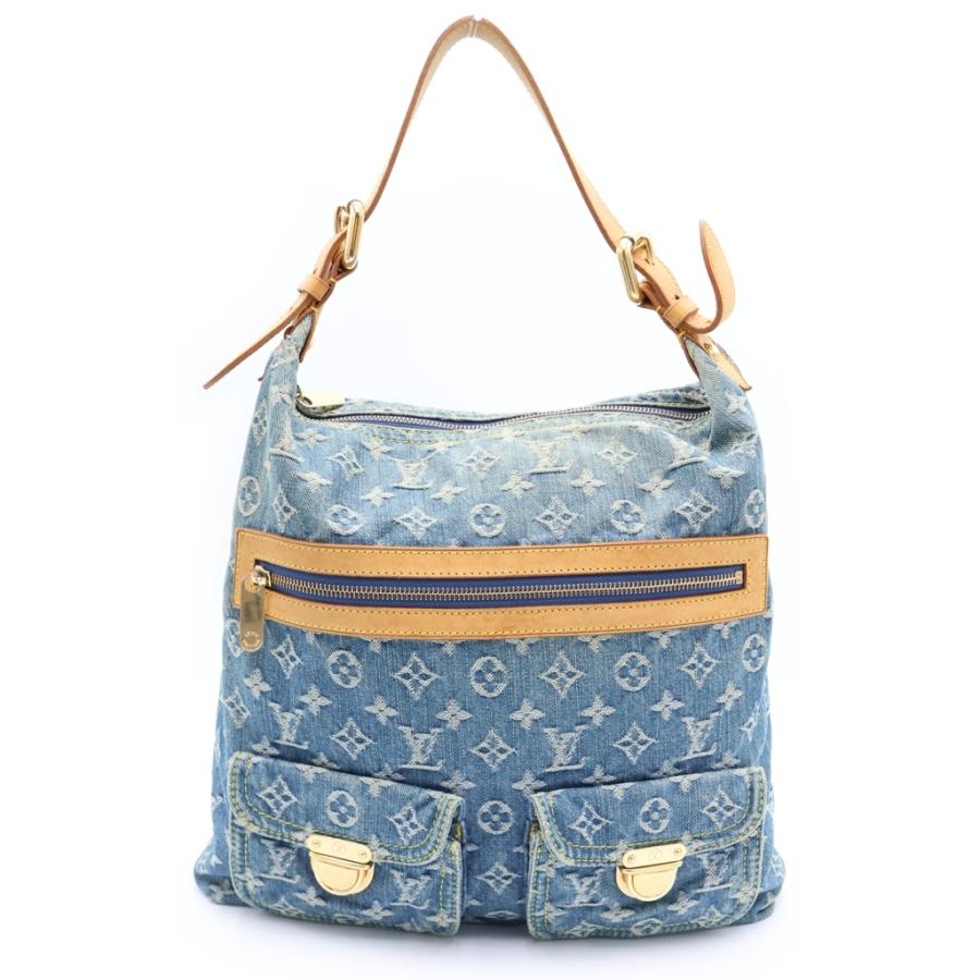 LOUIS VUITTON（ルイ・ヴィトン） モノグラム デニム バギーGM ブルー 