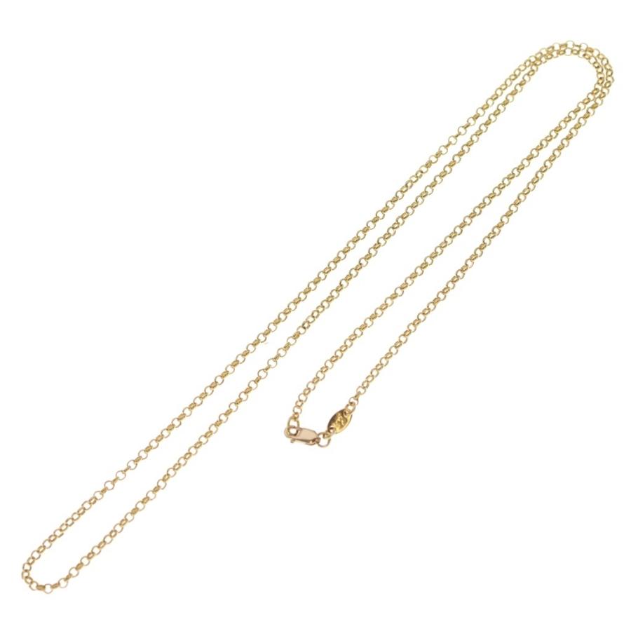 CHROME HEARTS クロムハーツ 22K NECKCHAIN R24 ロールチェーンネックレス 24inch ゴールド BCA012 CHROME HEARTS（クロムハーツ） 22K NECKCHAIN R24 ロールチェーン
