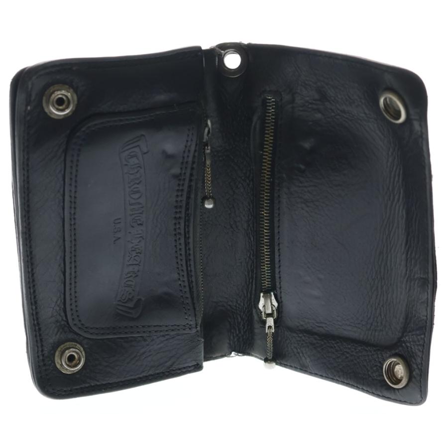クロムハーツ2ジップウォレット(美品) CHROME HEARTS（クロムハーツ） 2ZIP 2ジップ クロスボールボタン