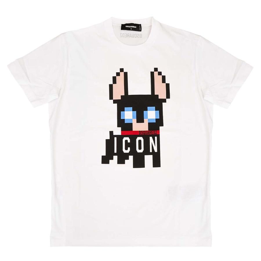 DSQUARED2 ディースクエアード 半袖Tシャツ S79GC0073 S23009 ICON CIPRO COOL T-SHIRT メンズ 男性 100 WHITE ホワイト｜shopcarves｜06