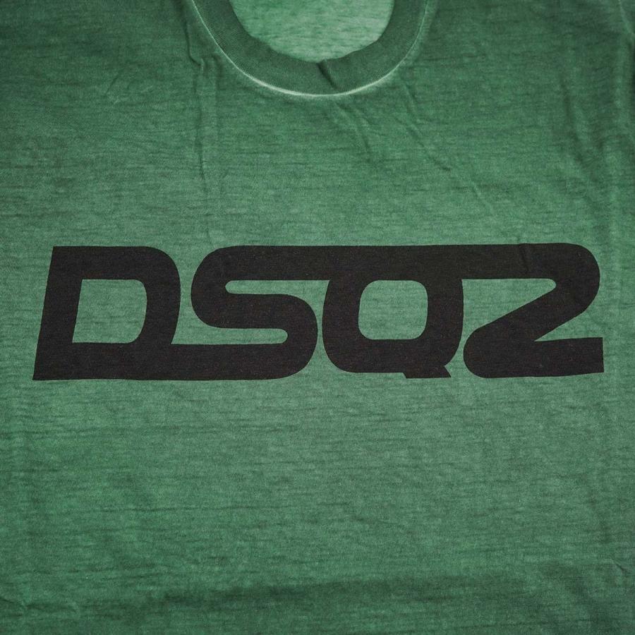 DSQUARED2 ディースクエアード ロングTシャツ S71GD1277 S22507 OVER SURF T-SHIRT メンズ トップス 長袖 727 MILITARY GREEN ミリタリーグリーン｜shopcarves｜03