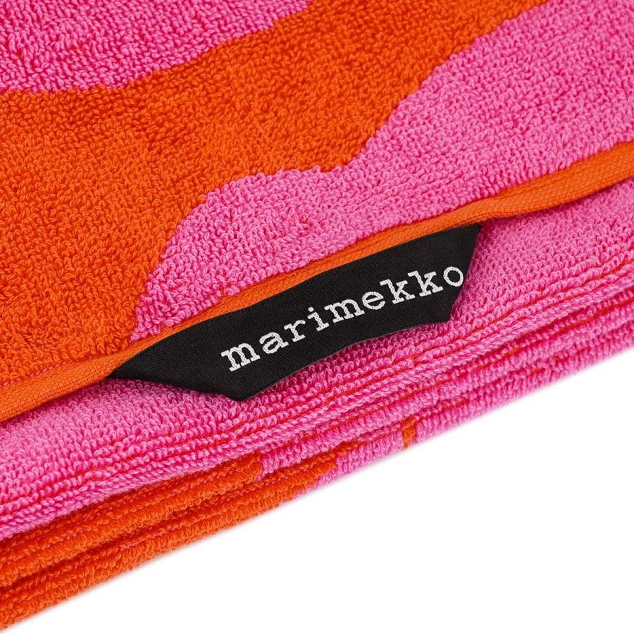 marimekko マリメッコ バスタオル 063629 UNIKKO Towels ウニッコ 花柄 330 RED/PINK レッド×ピンク