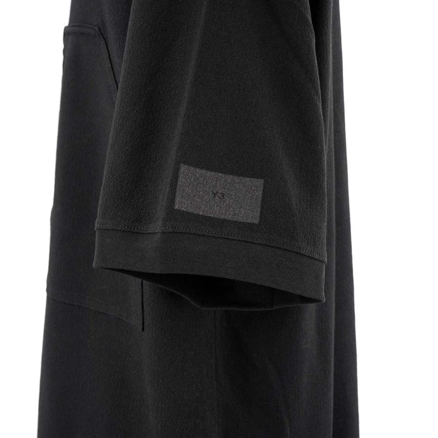 Y-3 ワイスリー 半袖Ｔシャツ H63083 CREPE POCKET TEE メンズ 男性 YOHJI YAMAMOTO ヨウジヤマモト adidas アディダス BLACK ブラック｜shopcarves｜03