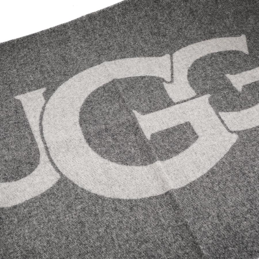 UGG アグ マフラー 18769 LOGO SCARF レディース 女性 ウール 大判 ストール LIGHT GREY M ライトグレー｜shopcarves｜05