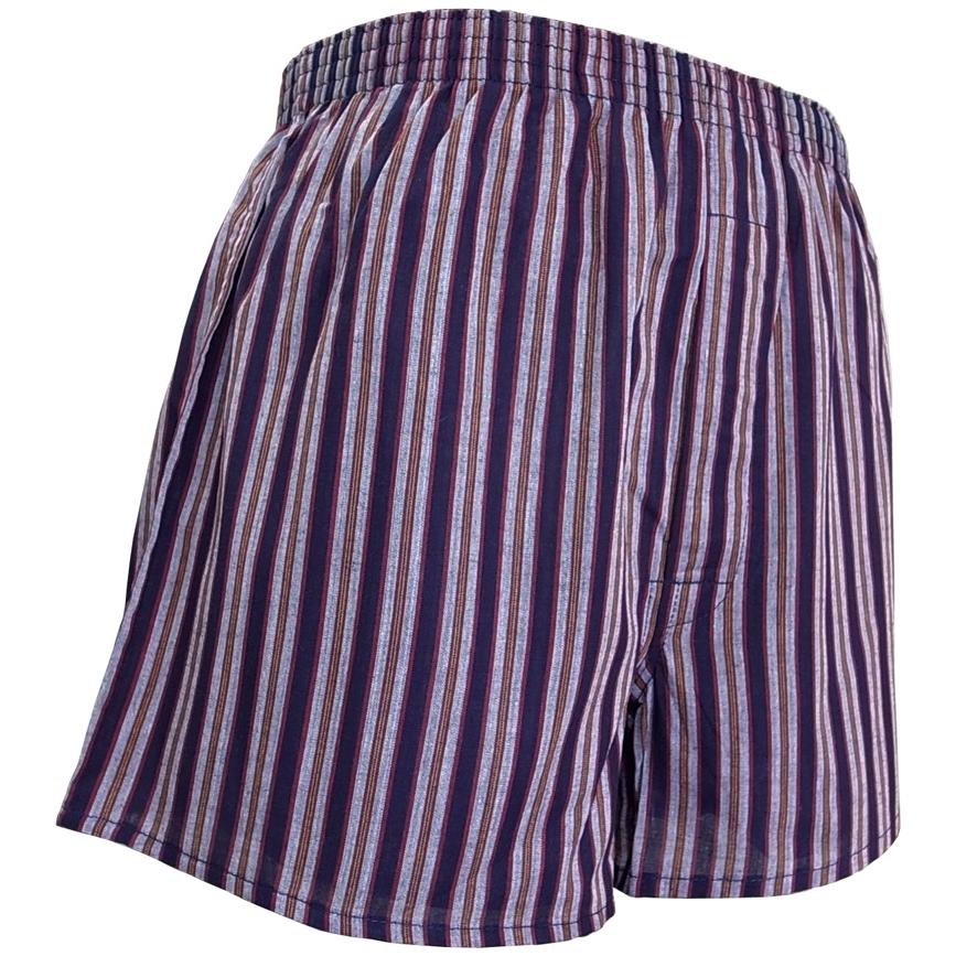 メンズ 和柄 トランクス 先染め ストライプ 縞柄 ３柄セット 送料無料 前開き ボタン付き 底マチ仕様 オリジナル柄 [セレスティアル] |  | 08