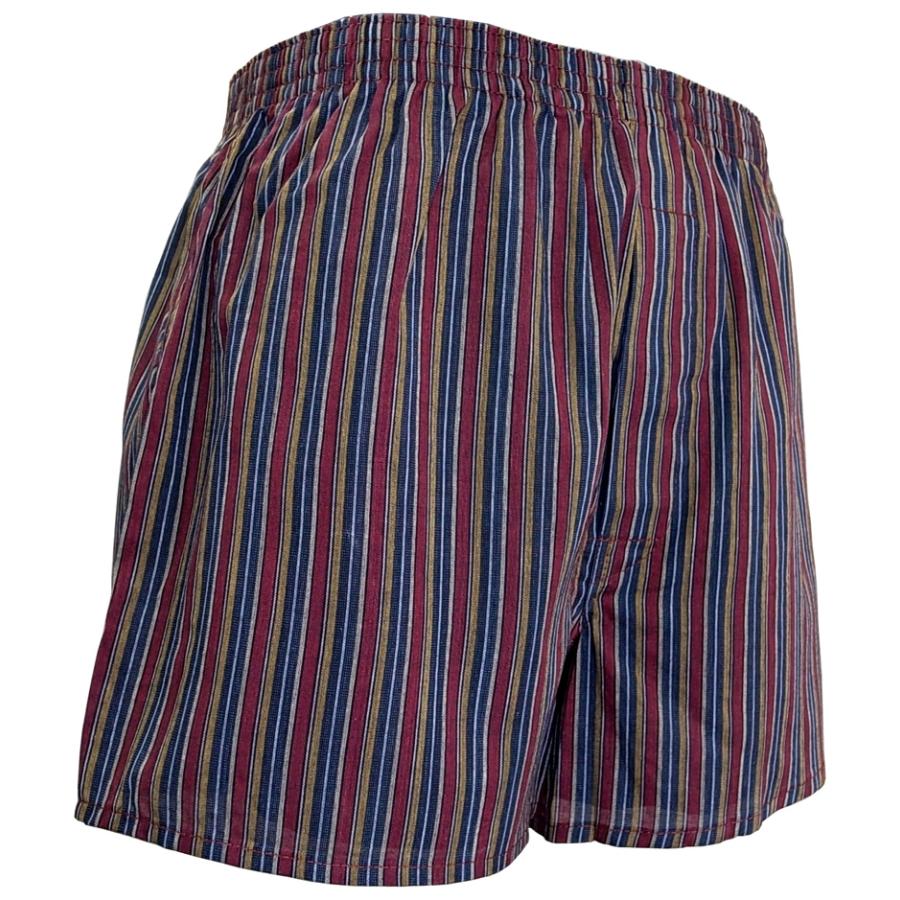 メンズ 和柄 トランクス 先染め ストライプ 縞柄 ３柄セット 送料無料 前開き ボタン付き 底マチ仕様 オリジナル柄 [セレスティアル] |  | 10