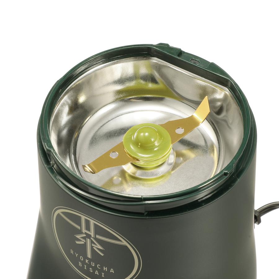 緑茶美採 ツインバード お茶ひき器 緑茶の茶葉を粉末緑茶に 緑茶美採 ツインバード お茶ひき器 緑茶の茶葉を粉末緑茶に