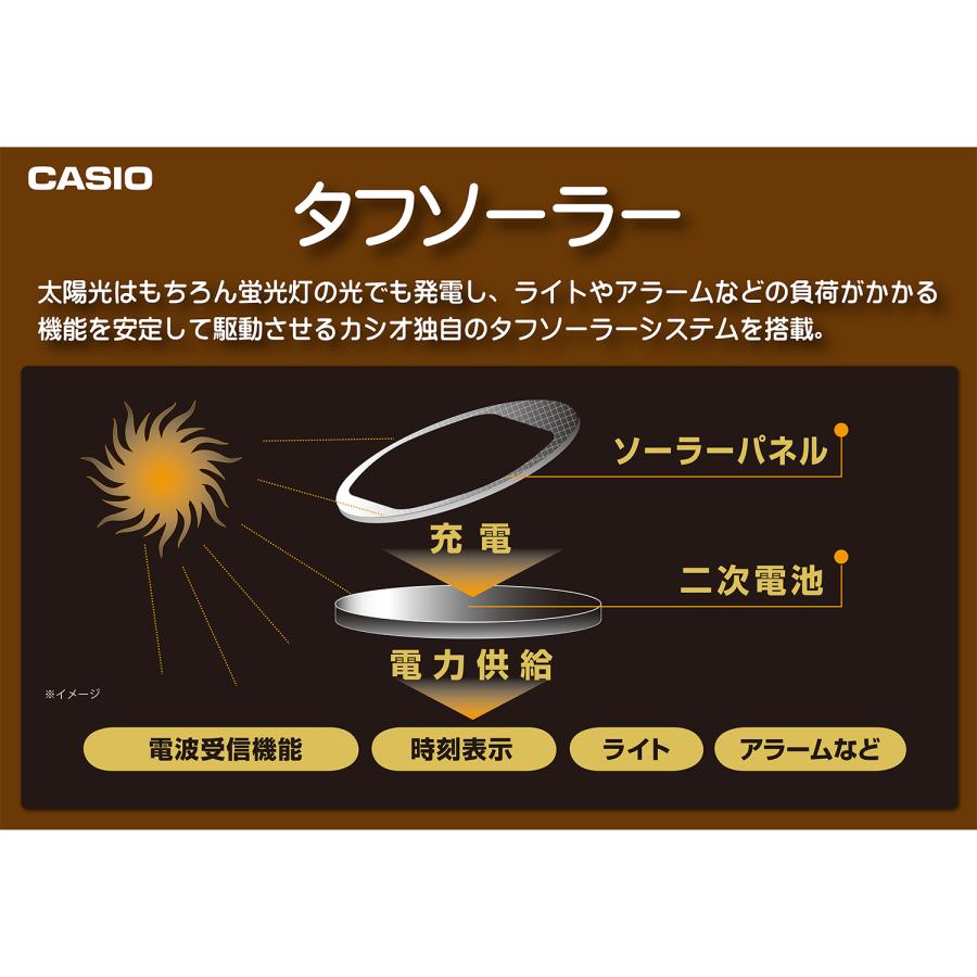 腕時計 CASIO カシオ 電波ソーラー腕時計 レディース ウェーブセプター レザーバンド 内周：約13〜18cm 正確な時を刻む電波ソーラーウォッチ LWA-M160Lの画像