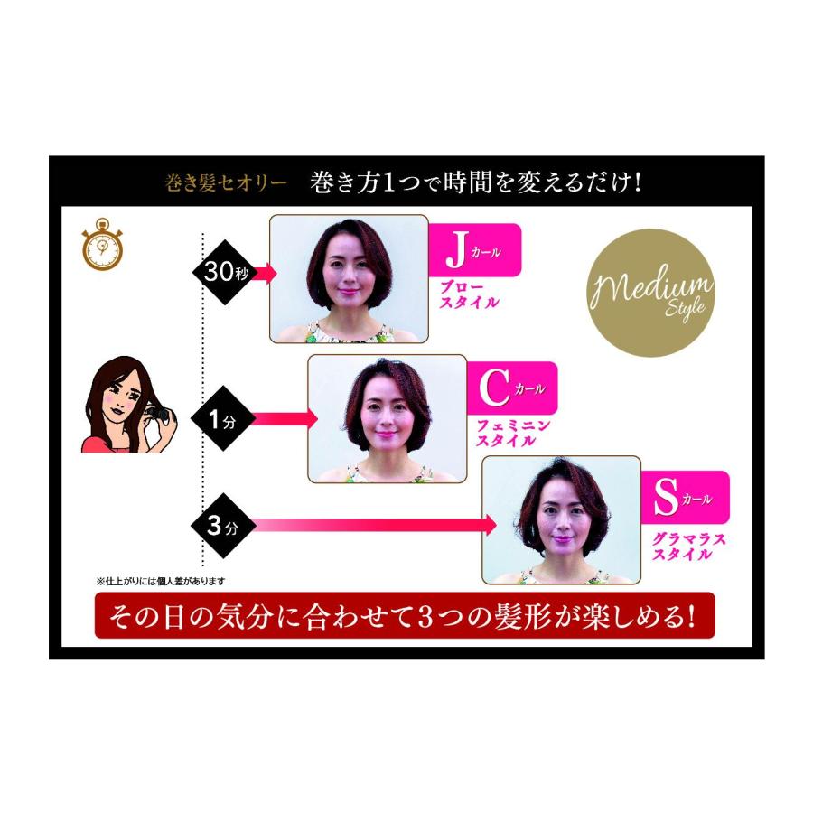 CREATEs（クレイツ） ワンウェイスリーカール ホットカーラーノアール