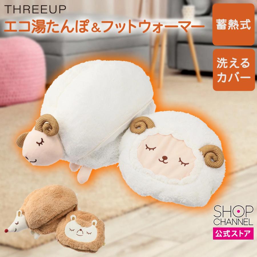 THREEUP（スリーアップ） 蓄熱式湯たんぽ＆フットウォーマーセット