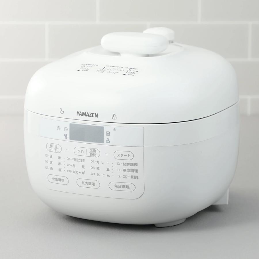 山善（YAMAZEN） 爆買 電気圧力鍋 YAMAZEN 6種類の調理ができる