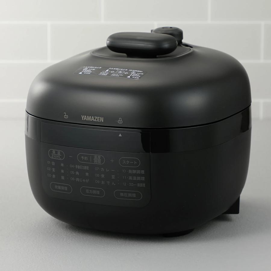 山善（YAMAZEN） 電気圧力鍋 YAMAZEN 6種類の調理ができる マイコン