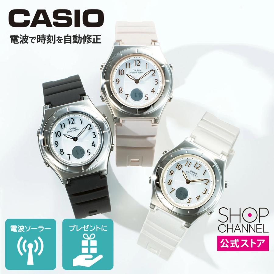 wave ceptor カシオ レディース 電波ソーラー腕時計 ホワイト wave ceptor カシオ レディース 電波ソーラー腕時計 ホワイト