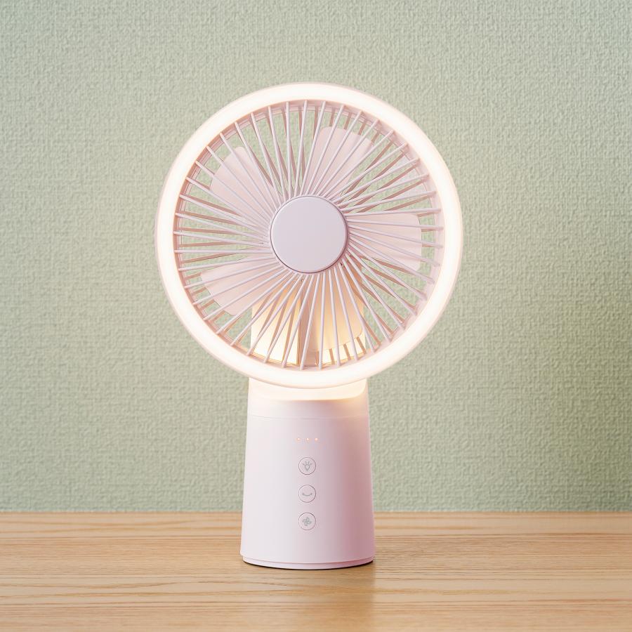 THREEUP（スリーアップ） 扇風機 充電式LEDマルチポータブルファン DF