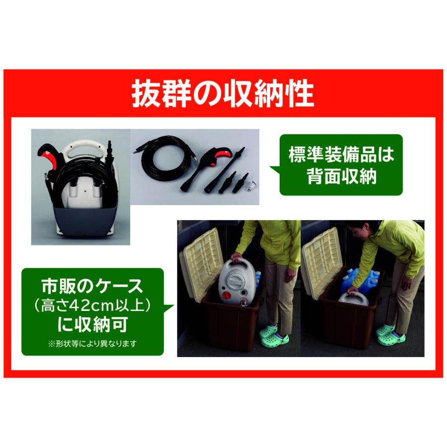 工進（KOSHIN） 充電式高圧洗浄機 コードレス SJC-3625 コンセントの
