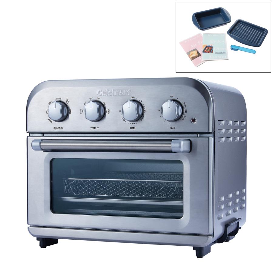 クイジナート コンベクションオーブン トースター4枚焼き エアフライ TOA38 シルバー 4000734810001ショップチャンネル