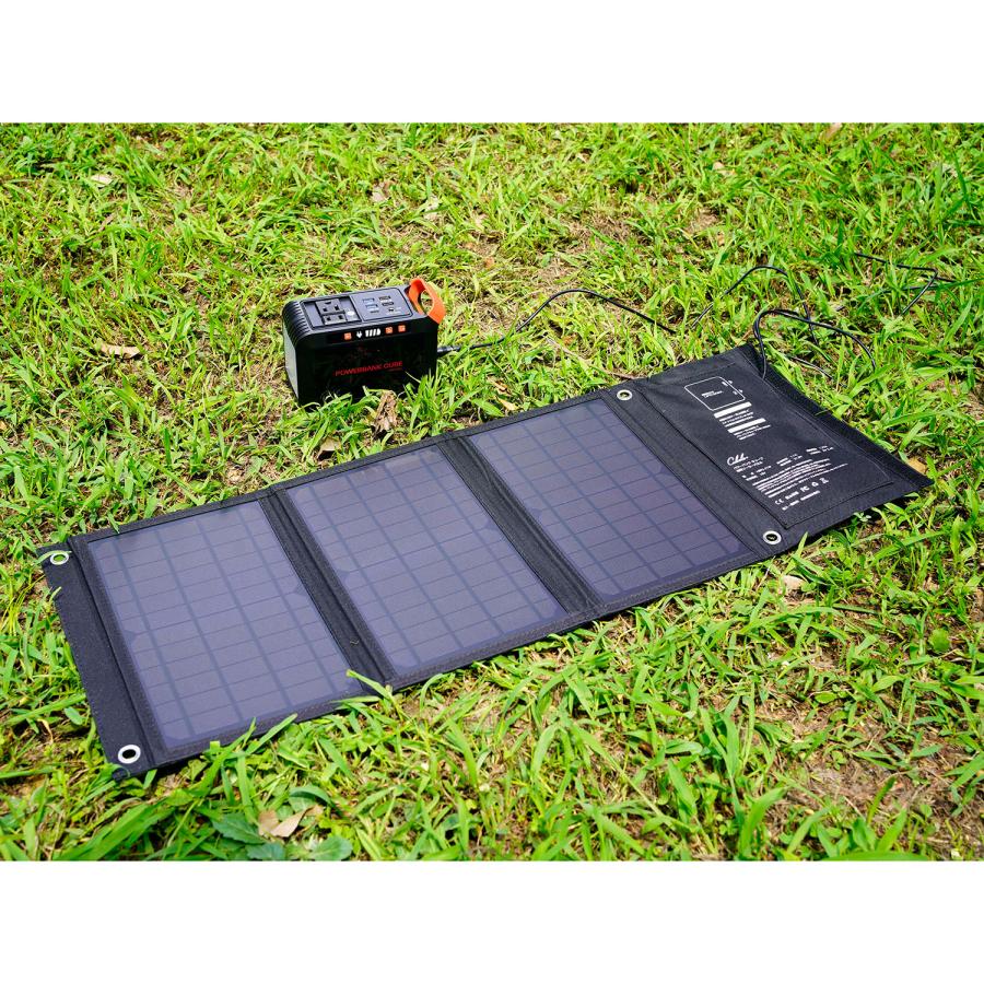 【新品】ソーラパネル付き パワーバンクキューブ ポータブル電源 HBP-80S ポータブル電源 インベス パワーバンクキューブ ソーラーパネルセット