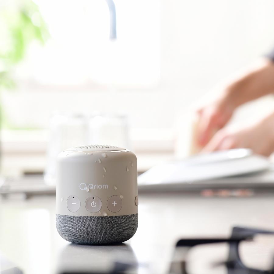 キュリオム テレビ用お手元スピーカー 簡単接続 生活防水仕様 近くで