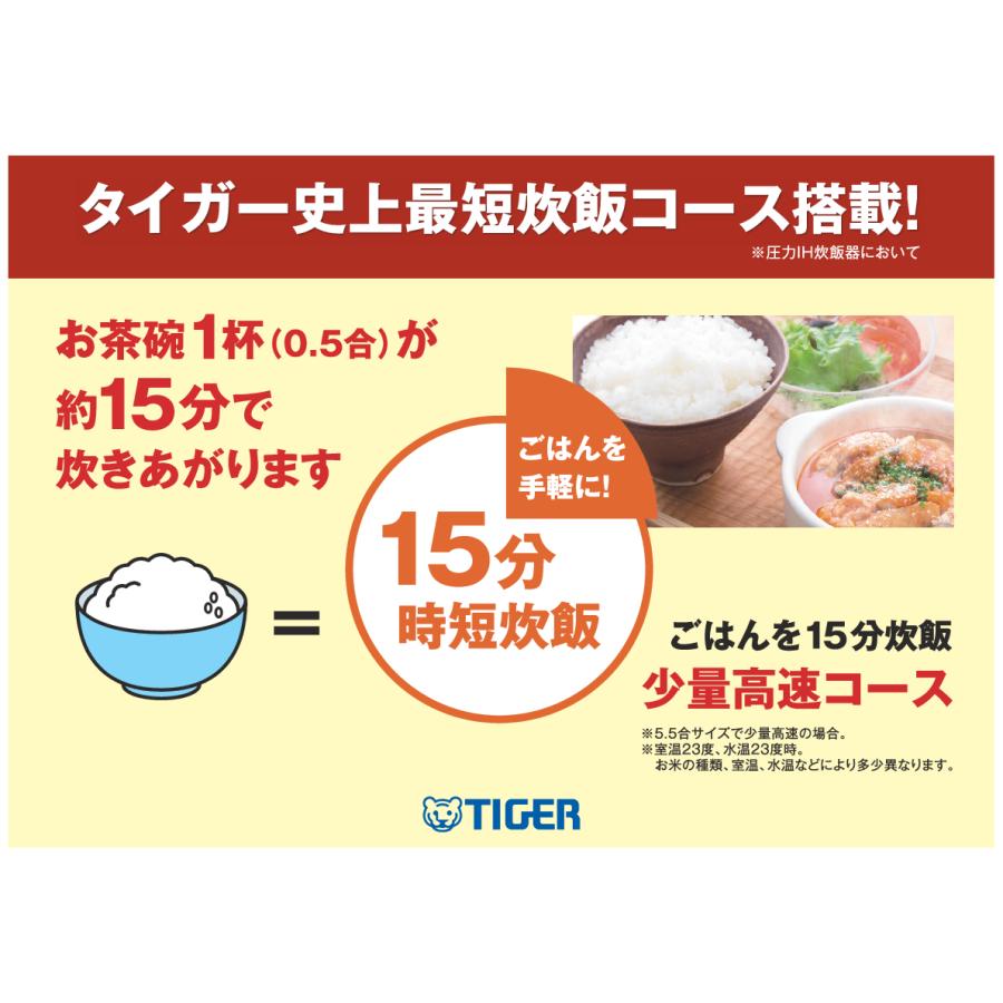 タイガー（TIGER） 炊飯器 限定生産モデル 5.5合 日本製 圧力IHジャー