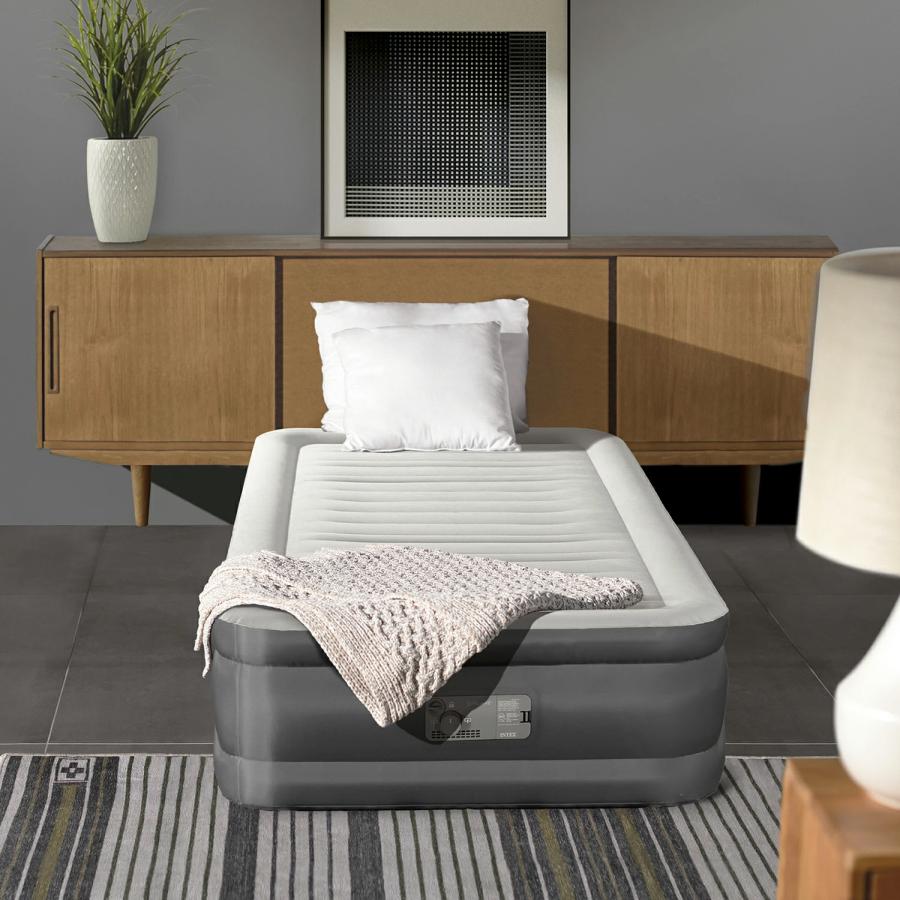 INTEX 電動ポンプ内蔵 エアーベッド INTEX TRUAIRE ＜シングル＞ 室内