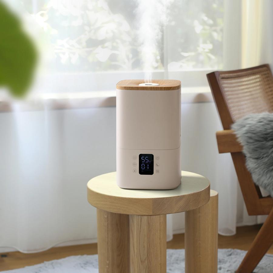 THREEUP（スリーアップ） 加湿器 ハイブリッド加湿器 ディスプレイ付