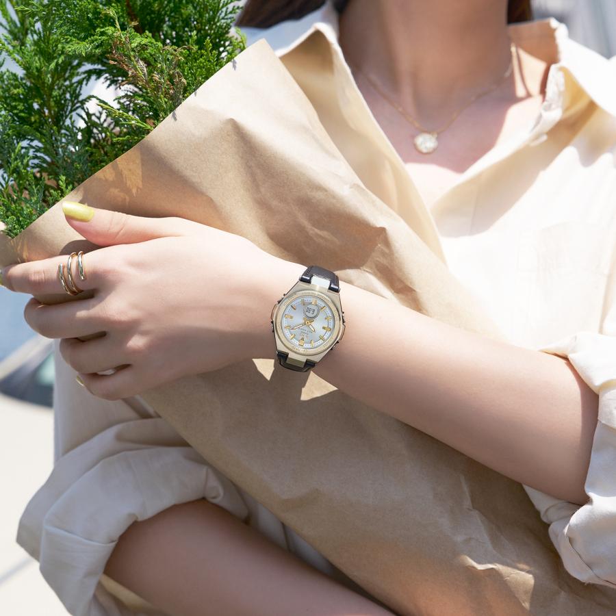 腕時計 カシオ ベビーG G-MS レディース 電波ソーラー腕時計 MSG-W200RL-1AJF CASIO BABY-G 電波腕時計 タの画像