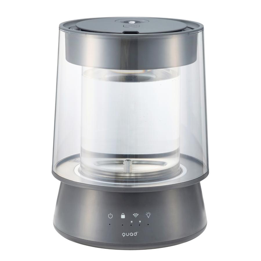 QUADS（クワッズ） スチーム式加湿器 ガラススチーム加湿器 QS549 大