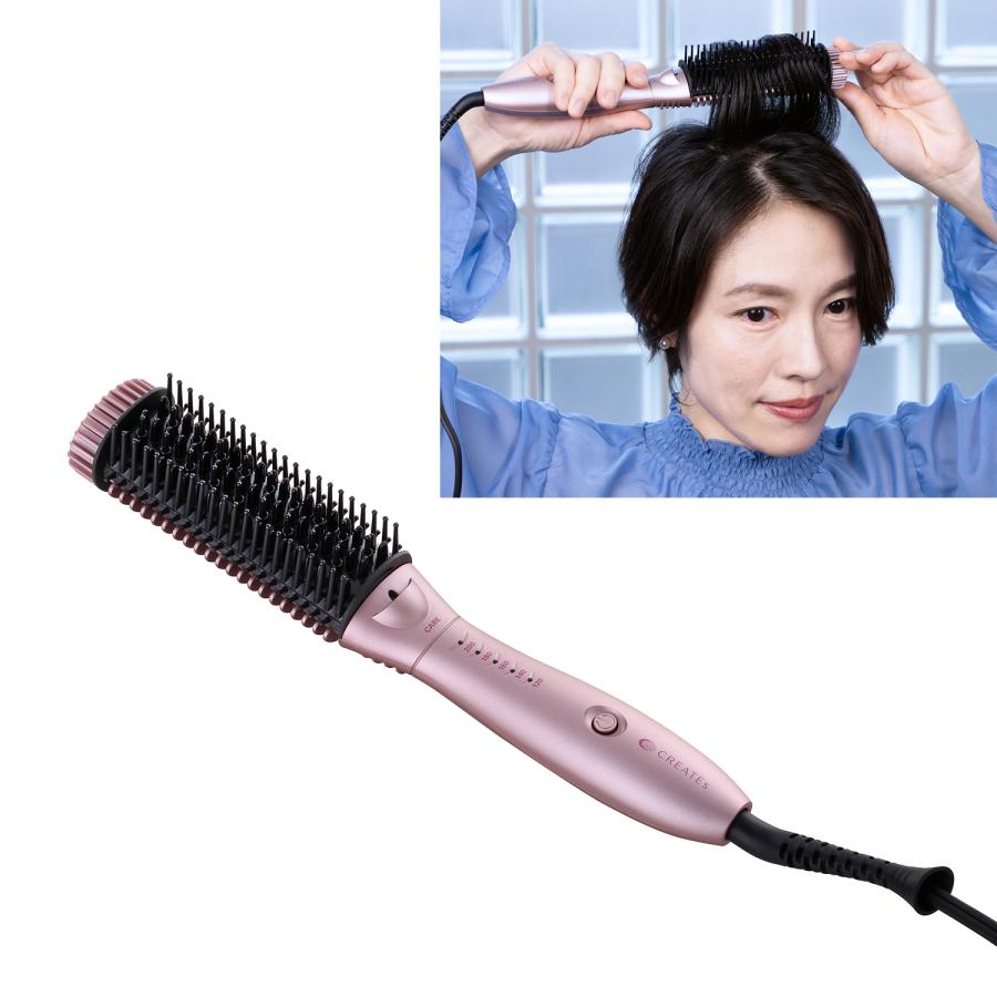 CREATEs（クレイツ） ヘアアイロン ケアスタイリングブラシ ケアリッチ