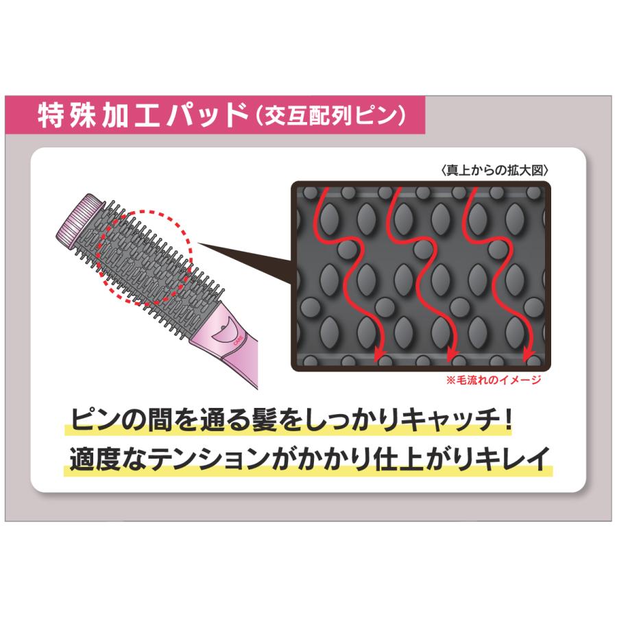 CREATEs（クレイツ） ヘアアイロン ケアスタイリングブラシ ケアリッチ