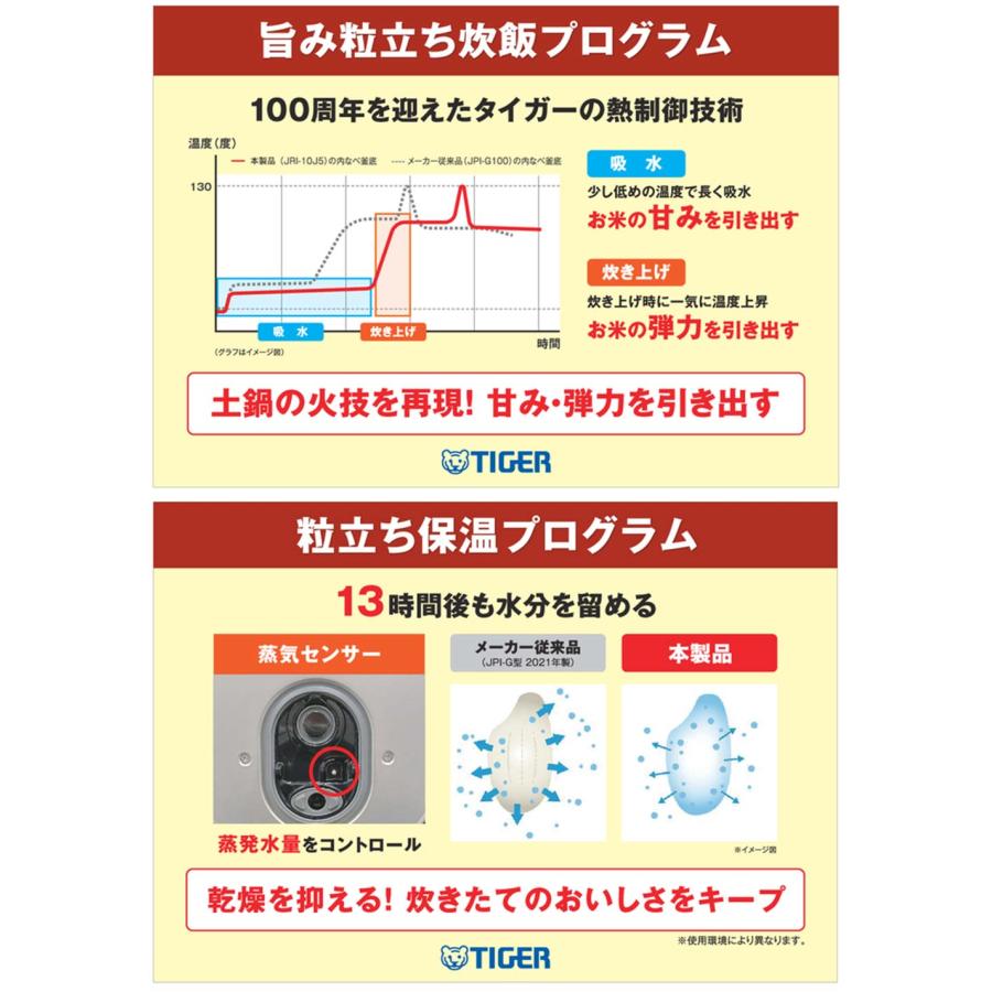 ご泡火炊き 爆買 炊飯器 タイガー 5.5合 日本製 圧力IHジャー炊飯器