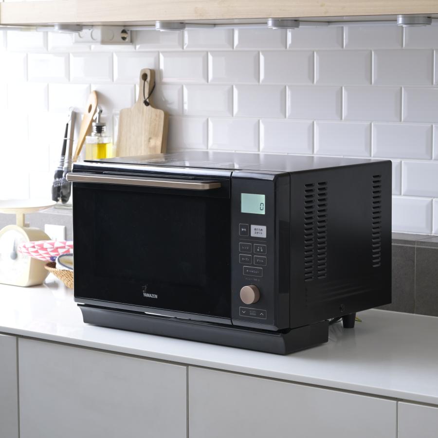 新品未使用箱不良 山善 スチームオーブンレンジ MRK-F250TSV（W） 楽天