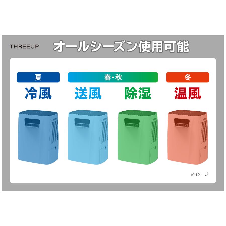 THREEUP（スリーアップ） スポットエアクーラー ヒート＆クール 排気