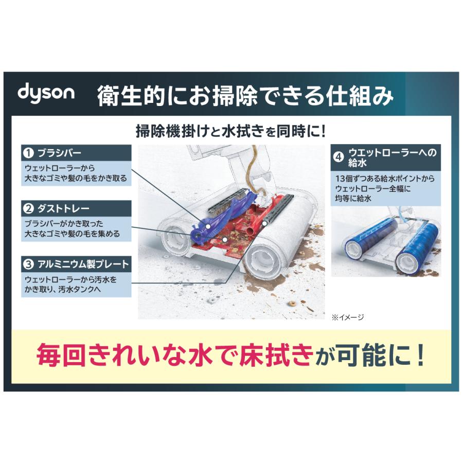Dyson（ダイソン） 水拭きクリーナー ウォッシュG1 WR01 一度の掃除