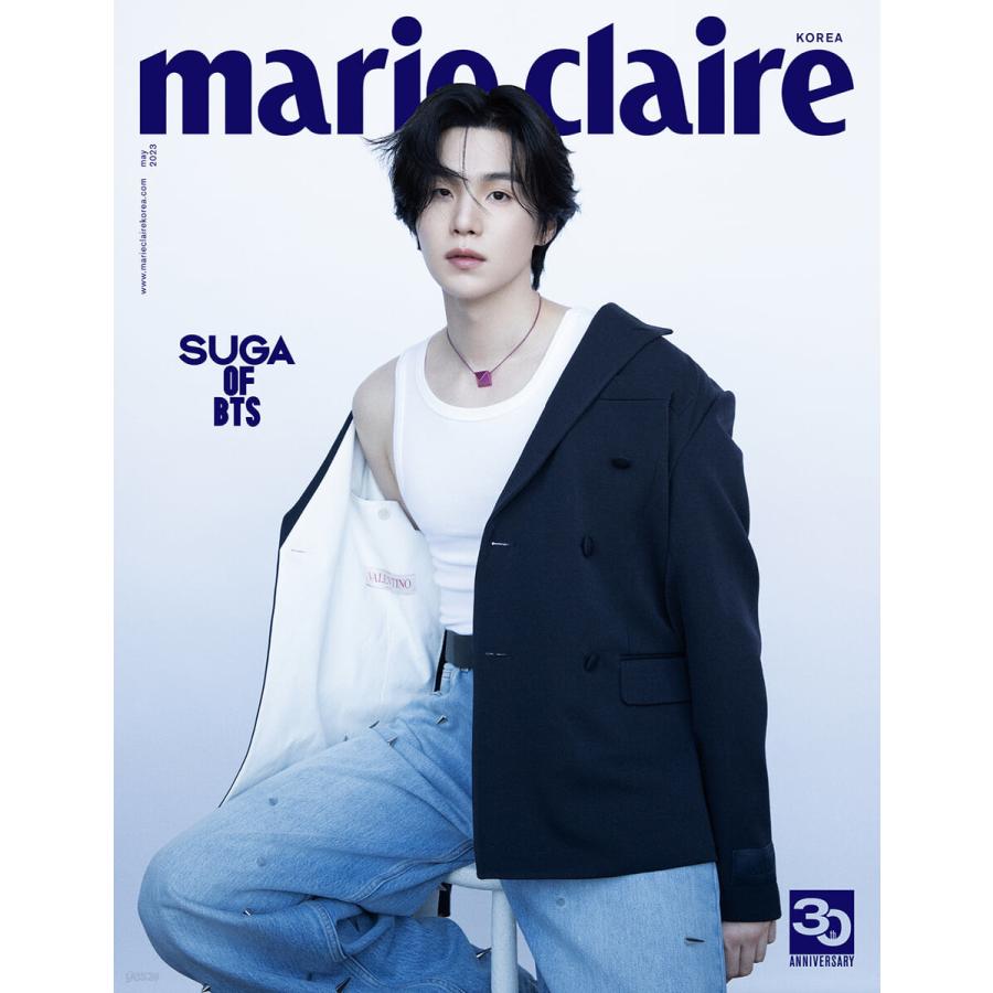 雑誌 Marie Claire korea 2023年 5月号 BTS SUGA 表紙   画報 記事掲載 KOREA MAGAZINE   BTS (防弾少年団) ミンユンギ  Agust-D｜shopchoax2｜02