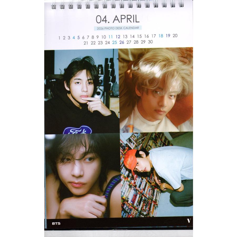V (ヴイ) (BTS)卓上カレンダー /2025-2026年(2年分) : SHOP choax2