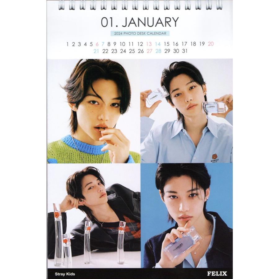 FELIX(フィリックス)(Stray Kids)卓上カレンダー /2024-2025年(2年分
