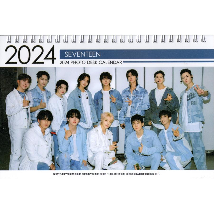 SEVENTEEN(セブンティーン)卓上カレンダー /2024-2025年(2年分) : SHOP