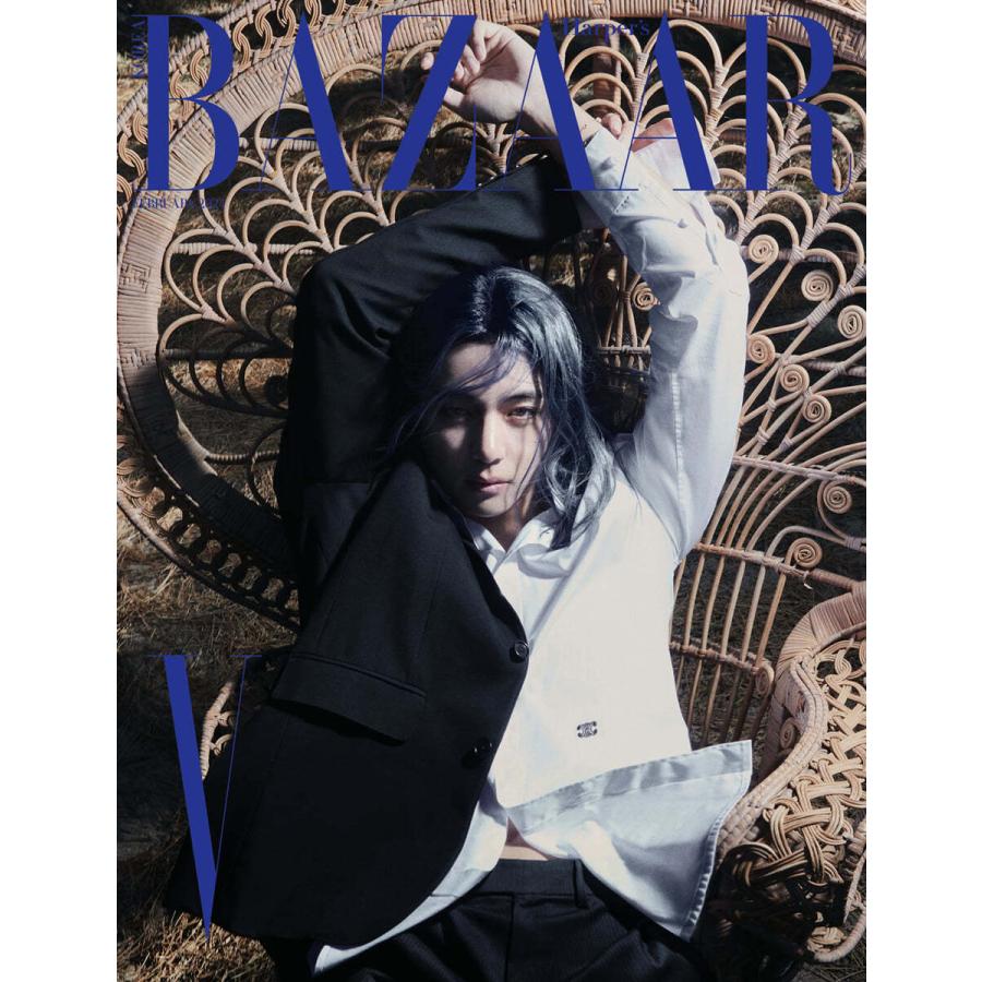 雑誌 BAZAAR korea 2024年 2月号 BTS V 表紙, 画報 記事掲載