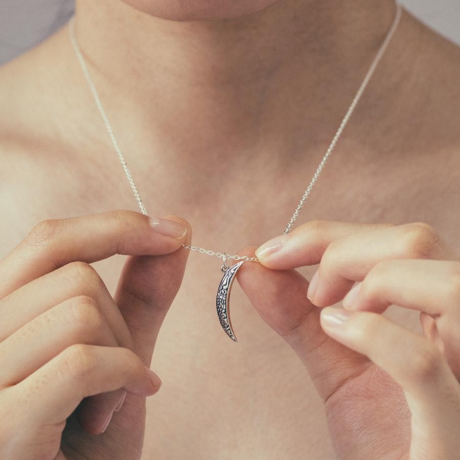 925silver ] BTS 防弾少年団 スタイル Luna ネックレス アクセサリー