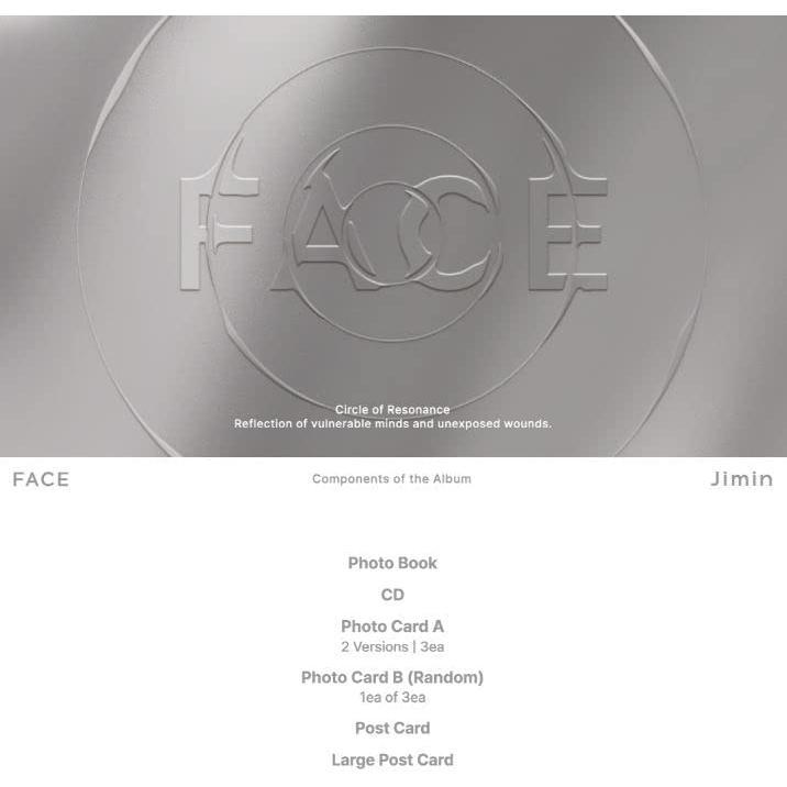 JIMIN (BTS) FACE / 1st Album [Invisible Face Undefinable Face