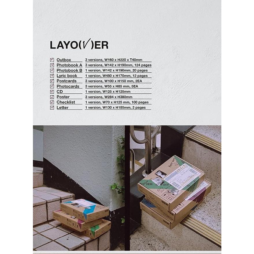 V (BTS) Layover / 1st SOLO ALBUM 3種中1種選択 バンタン 防弾少年団 