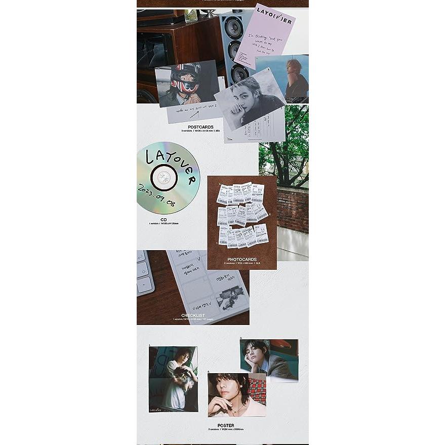 V (BTS) Layover / 1st SOLO ALBUM 3種中1種選択 バンタン 防弾少年団 