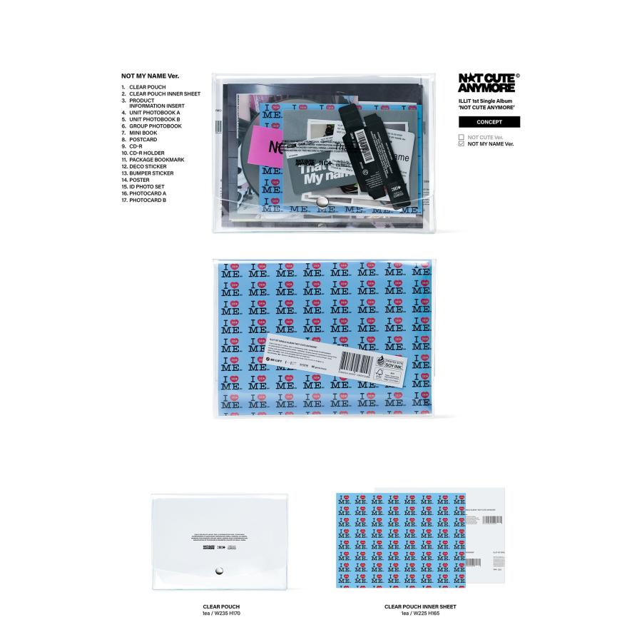 ILLIT NOT CUTE ANYMORE 新品未開封アルバム20枚 ILLIT 1st Single Album 'NOT CUTE ANYMORE' 発売決定！《応募抽選用
