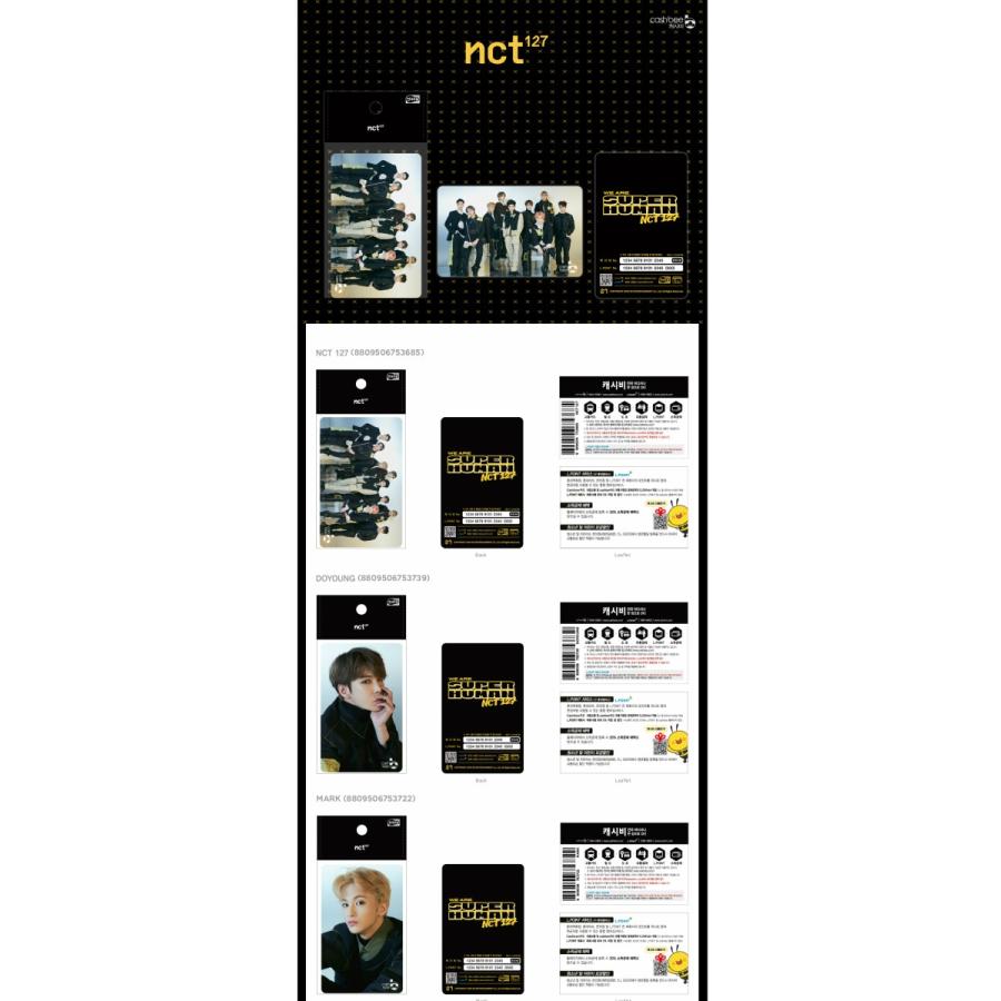 NCT 127 CASHBEE CARD エヌシーティー127 smtown｜shopchoax2｜02