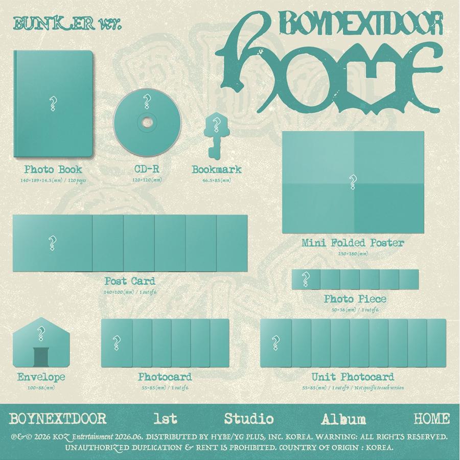BOYNEXTDOOR - HOME / 1st Studio Album : SHOP choax2 - 通販 - Yahoo