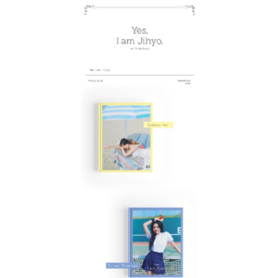 TWICE JIHYO - Yes, I am Jihyo. / 1ST PHOTOBOOK 公式グッズ Lemonver.+  Cobalt Bluever. SET｜shopchoax2｜02