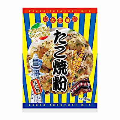 送料無料 たこ焼粉　大阪の粉屋がつくった逸品　お好み焼きにも　１ＫＧｘ１０袋/卸　代金引換便不可品 送料無料 大阪の粉屋がつくった逸品 たこ焼粉 業務用 奥本製粉 1kg 10